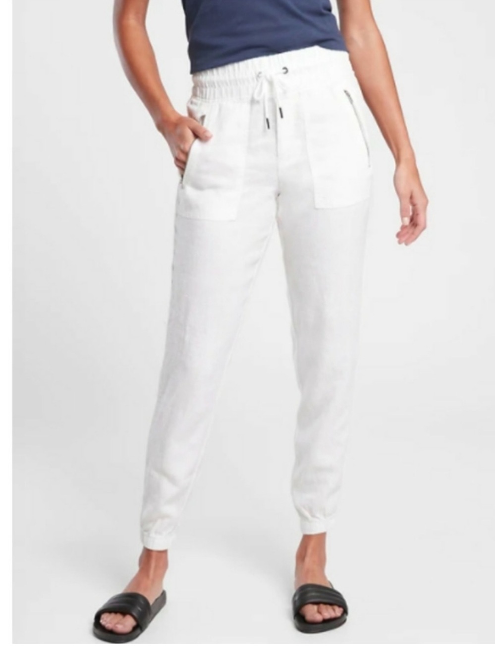 ATHLETA Cabo Linen jogger
White
Size 4 Petite